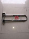 Silver Supermarket Swing Barrier Gate 800mm Stretched Length Fixup Entry Gate