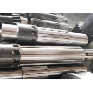 China Rectangular Parallel Spline Gear Shaft Transmission Parts Spline Grinding on sale