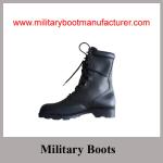 Wholesale China Made Full Grain Leather Military Combat DMS Boot with Turtle