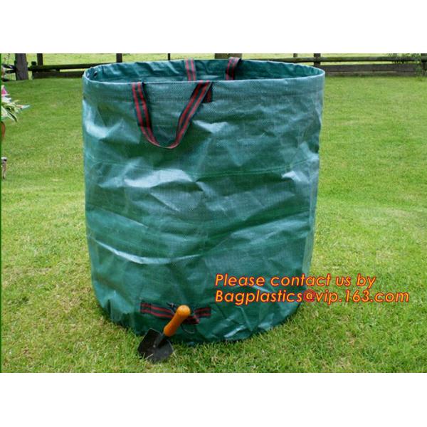 Heavy Duty Pp Garden Bag, Self-Standing Tip Bags, Make Yard Clean-Up Easy