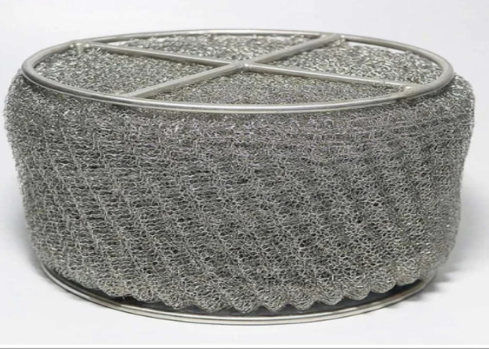 304 SS Mesh Demister Pad Durable Mist Elimination For Chemical Oil Gas Systems