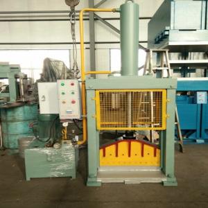 China Honrizontal Structure Hydraulic Rubber Bale Cutter 2122*1440*2509 for Precise Cutting factory