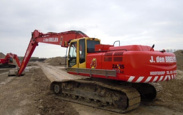 Custom Color Excavator Boom Arm Long Reach For Drainage Construction