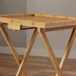 foldable bamboo sofa snack tv tray table