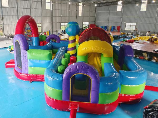 Manufacturer Inflatable Fun City Colorful Inflatable Playground Funny Inflatable