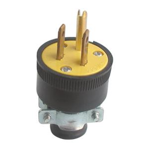 China Custom 3 Pin Electric Plug American Standard Over Voltage Protection Long Usage Life factory