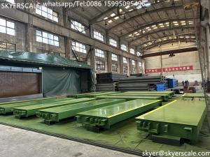 China 80 Ton 3x18m Weighbridge Scale Vehicles Accurate Weight Measurement Solution factory