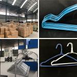 Gold Clothes Wire Hanger For Dry Cleaning Store / Hotels Eco Friendly