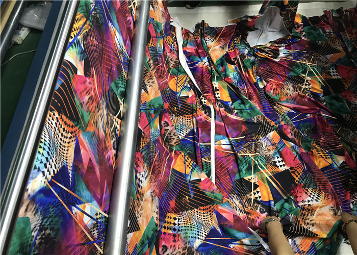 Eco Friendly 200gsm Yoga Wear Fabric Floral Design Baseball Wear Gym Suit