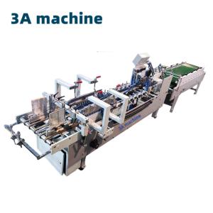 Side Glue Folding 580D Automatic Gluer Folder Machine for Small Box Manufacturin