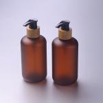 8oz Frosted Amber 250ml Cosmetic PET Bottle UV Protection Airless Jars Cosmetic