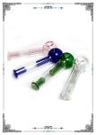 Spoon Hand Glass Smoking Pipe Heady 6.3 Inches Mixed Colors Pipes