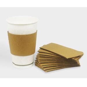 China CUP SLEEVE, FOR COFFEE CUP, KRAFT CORRUGATED PAPER CUP SLEEVE factory