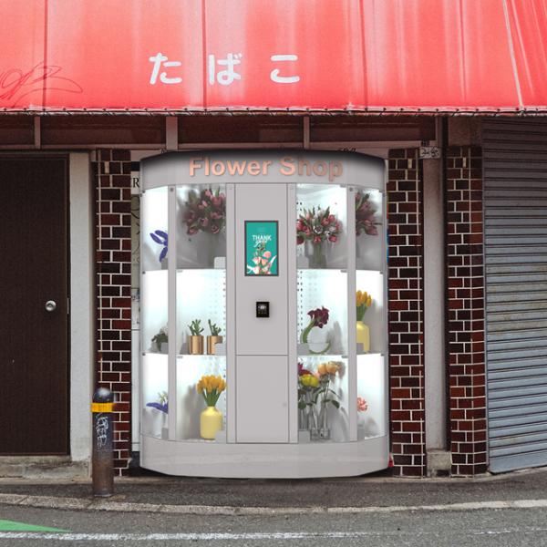 Sustainable Flower Vending Locker Machine Solution 240V Powder Coating