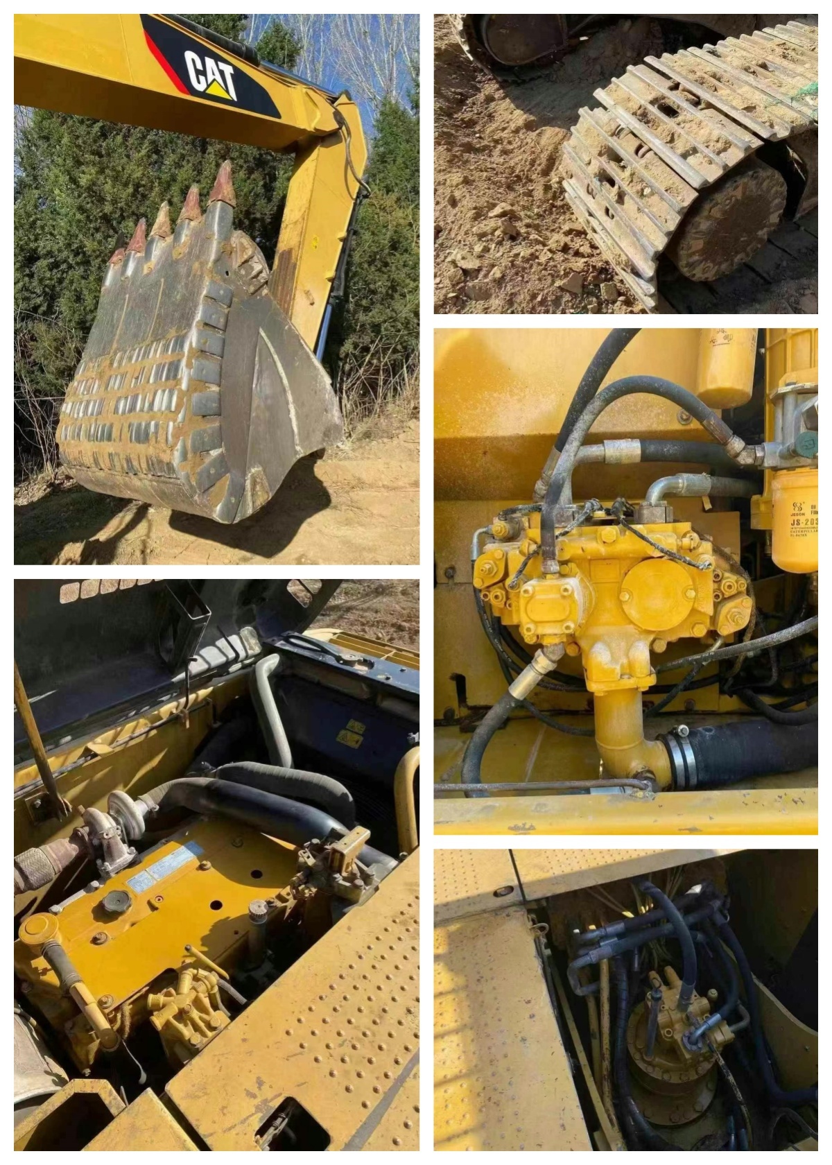 Used Caterpillar 323D Excavator Good Condition For Construction Work