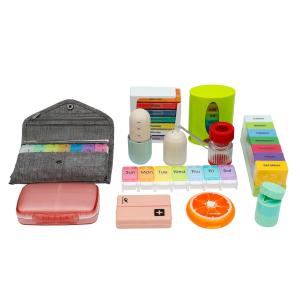 China Medical Promotional Pill Container Medicine Case Tablet Storage Box Case Pill Dispenser Box factory
