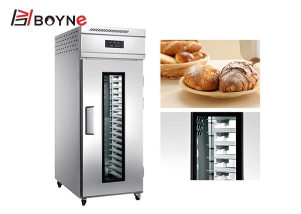 PU Insulation Heating Electric Dough Proofer Single Door 18 Trays Or 36 Trays