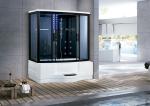 110V / 220V Bathroom Shower Enclosure , Steam Bath Shower Cabin 1400x1100x2150mm