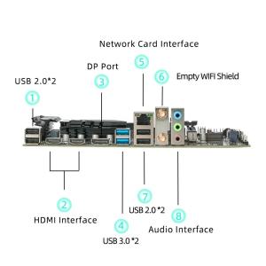 Micro-ATX Server Motherboard With Onboard CPU Core Kit I9 12900H