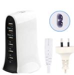 6 In 1 Desktop Charging Station 100-240V High Temperature Resistance