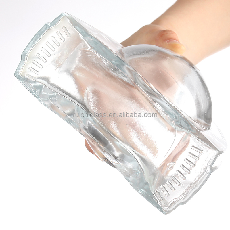 RICH Customized 700ml 500ml Glass Bottle for Vodka Gin Whiskey Rum Industrial Beverage