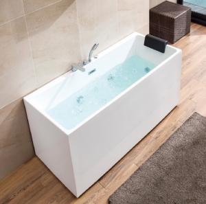 China Shower Room Freestanding Jacuzzi Bathtub , Massage Acrylic Bathtub CE Approved factory