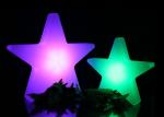 Bar LED Illuminated Furniture Star Shaped PE Material RGB Color Changing