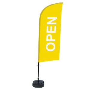 China Custom Printing 100% Fiberglass Beach Flag Wind Swooper Flag Windproof factory
