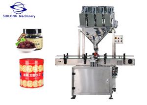 China Sugar Automated Bottle Filling Machine Particle 30L 4 Head Linear Weigher factory