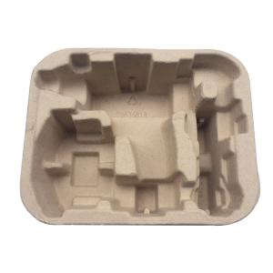 China Natural Brown Recycled Pulp Packaging Molded Pulp Tray packaging Box factory