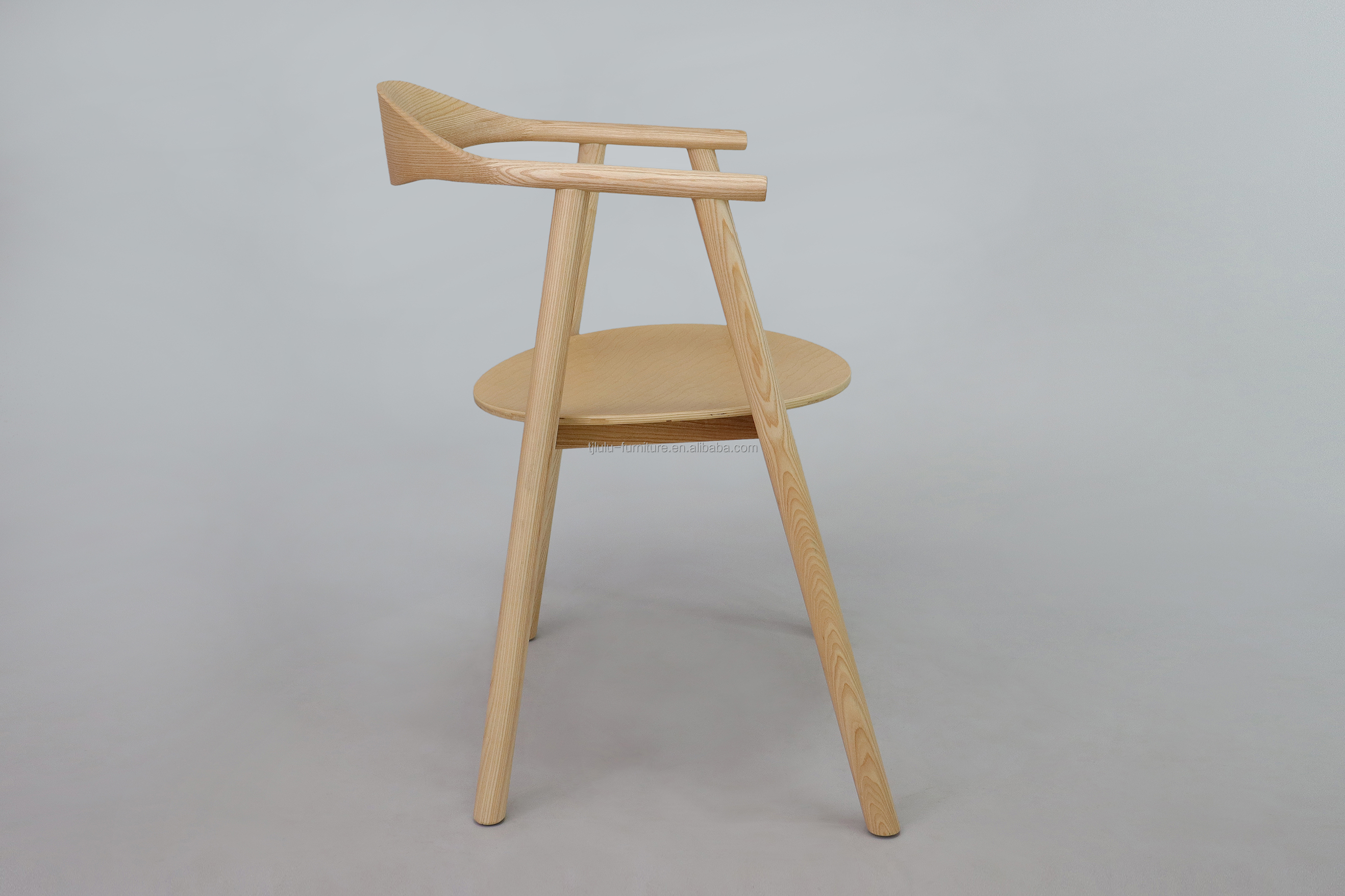 Luxury Modern Nordic Solid Ash Wood Dining Chair For Dining Room W55*D47.5*H74.5 cm with OEM Service Accepted