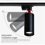 240V LED Kitchen Track Lighting , Surface Mounted Gallery Spot Lights