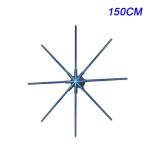 150 CM 3D Hologram Fan Interactive 3D Hologram Ad LED Fan For Shopping Mall