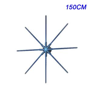 China 150 CM 3D Hologram Fan Interactive 3D Hologram Ad LED Fan For Shopping Mall factory