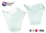 Clear Disposable Dessert Containers 186Ml Food Grade Plastic Dessert Cup
