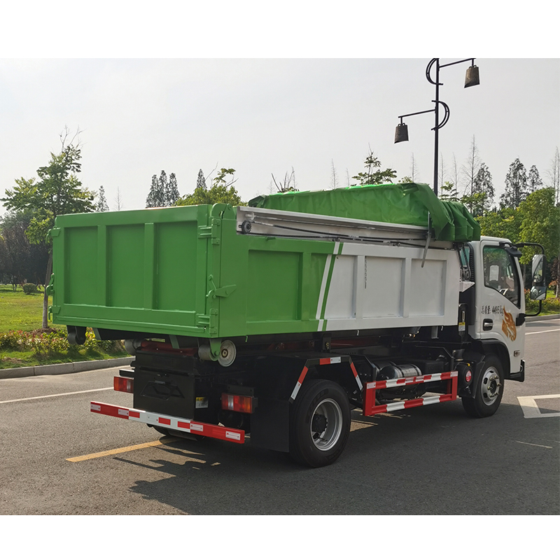 5 Tons Waste Collection Vehicle Grappler Arm Rubbish Trucks 4*2 Recycling Garbage Trucks for Restaurant Waste Management