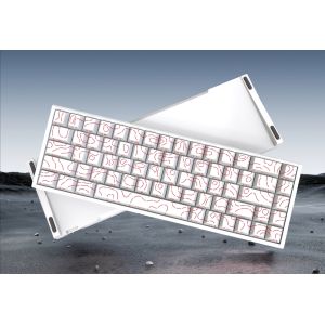 Full Size Magnetic Axis Keyboard with OEM Keycap Profile, RGB Backlighting, and