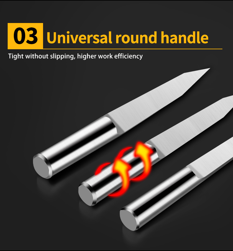 1 Flute Sharp Milling Cutter Metal End Mill Flat Bottomed For Woodworking CNC Carving