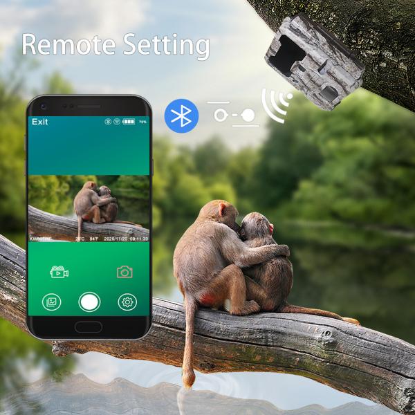 KW865 WIFI Hidden Camera For Outdoor Wireless Hunting Camera Trail Camera That