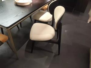China Medieval Style Luxury Fabric Dining Room Chairs Excellent Elasticity ISO9001 factory