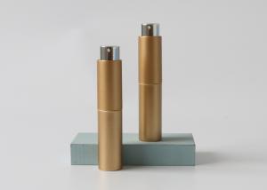 China 10ml gold twist up perfume bottle mini travel cosmetic spray refillable perfume atomizer bottle factory