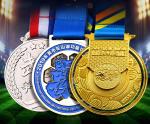 Wholesale OEM Factory Custom Medallion Sport Medal Enamel Marathon Medals Gold