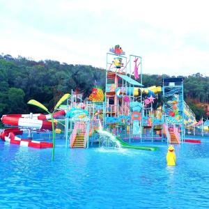 Customization Upon Request Interactive Water Play Equipment with 114mm Pole