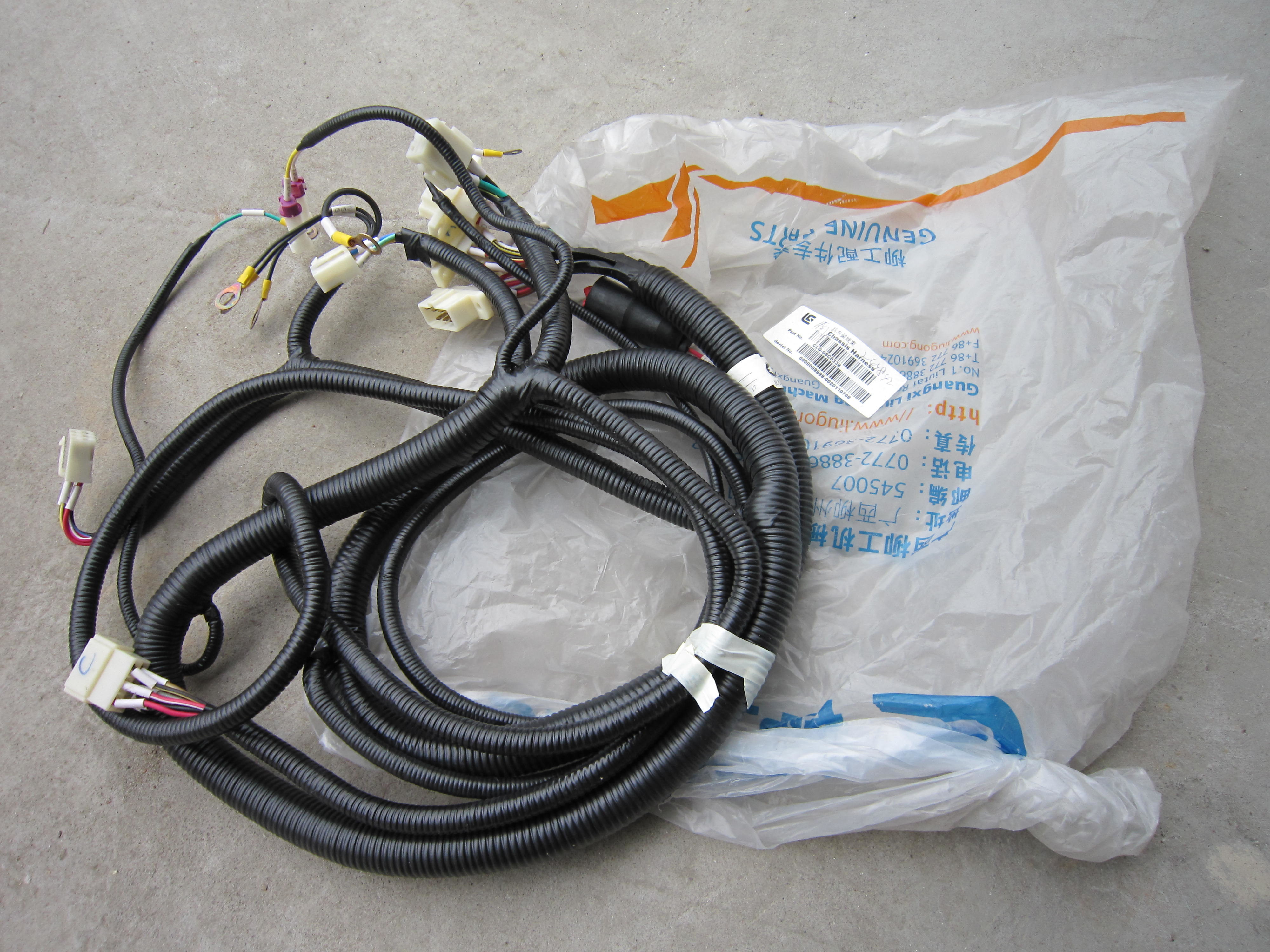 08C0339 Chassis Harness Wheel Loader Spare Parts