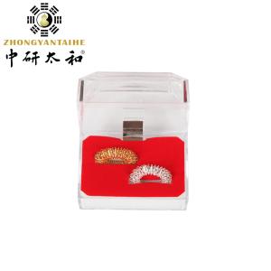 China Finger Acupuncture Massage Tools Gold Silver Ring Type ZhongYan TaiHe factory