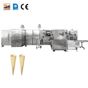 China Commercial 2.0HP Stainless Steel 380V/220V Automatic Barquillo Cone Making Machine factory