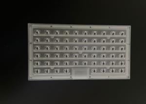 China 58X4 232 3030 LED Lens Optical Lenses TYPEII-M 85X150 DEGREE 279X150MM factory