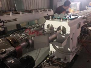 China 51/105 Extruder Size Water Supply CPVC Pipe Making Machine / Production Line for Pipes factory