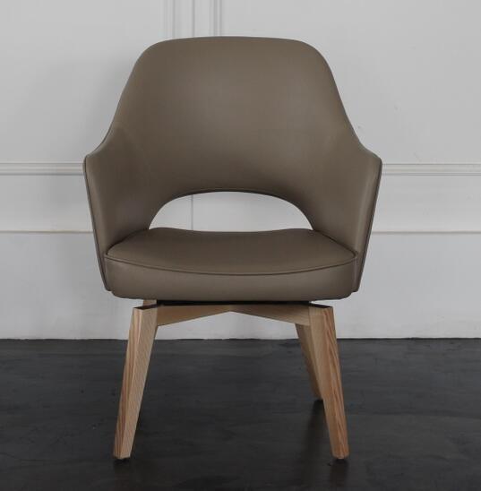 Modern wholesale beech wood pu upholstery dining chairs, arm chair,side chair