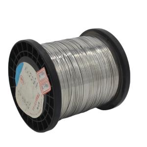 China Heating Heater Alloys NC 700-900 Black Annealed Wrapping Wire Flat Wire Cr15Ni60 factory